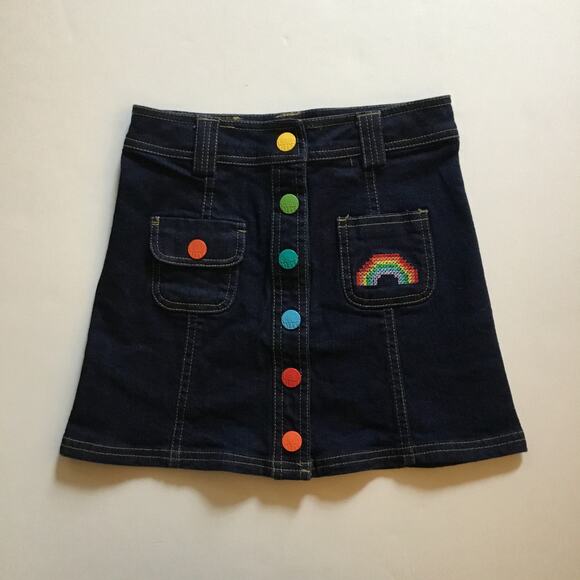 Little Bird rainbow denim skirt - Picture 2 of 5